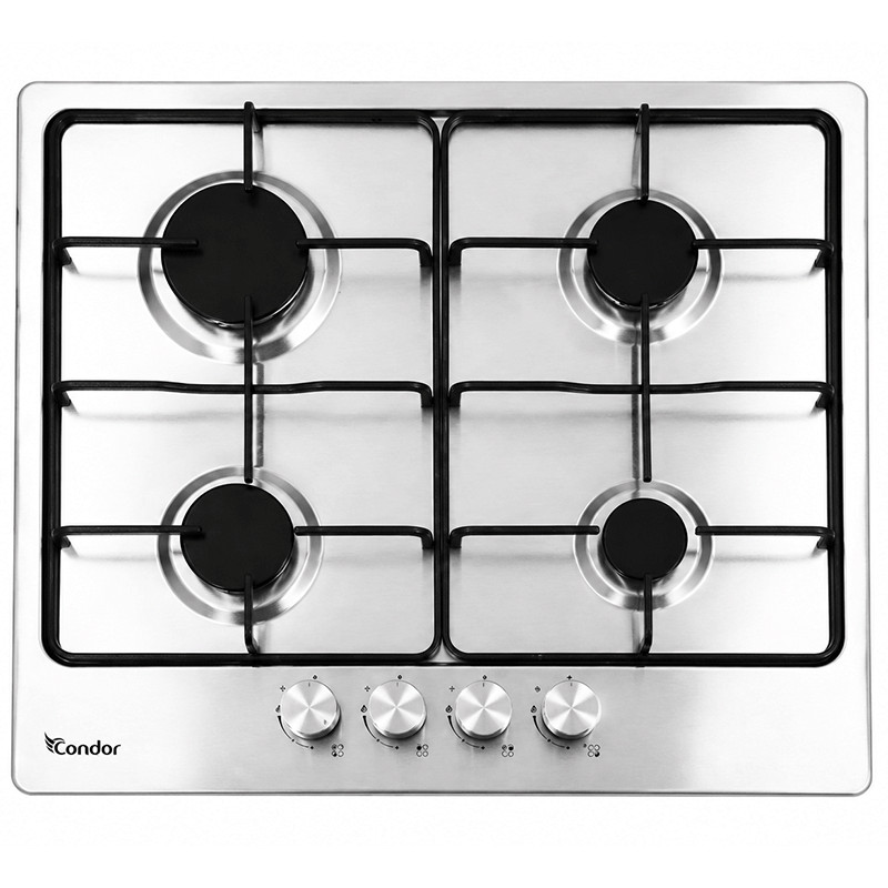 Plaque de Cuisson Condor CT-OAO-6402 4 Feux 60Cm Inox en Tunisie