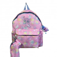Sac à Dos Scolaire TIC-TAC T20270 Zigzag Pastel Stitch En Tunisie
