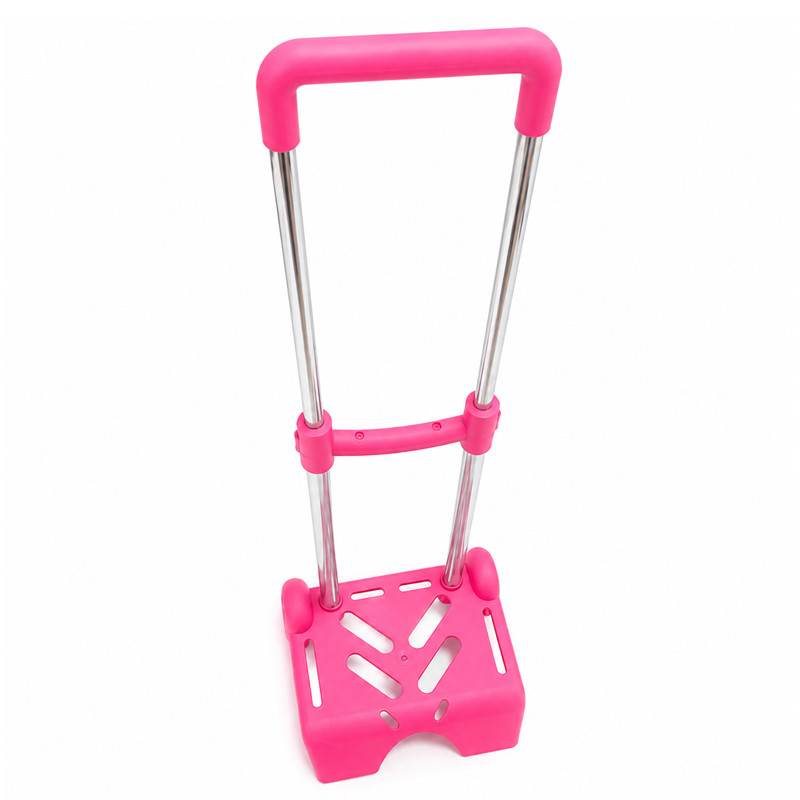 Chariot Scolaire Simple Pour Cartable 2 Roues Rose En Tunisie