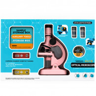 Kit Microscope Pour Enfant LZ8603-R Avec Accessoires Rose