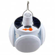 Lampe LED Rechargeable A Energie Solaire Blanc