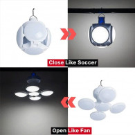 Lampe LED Rechargeable A Energie Solaire Blanc