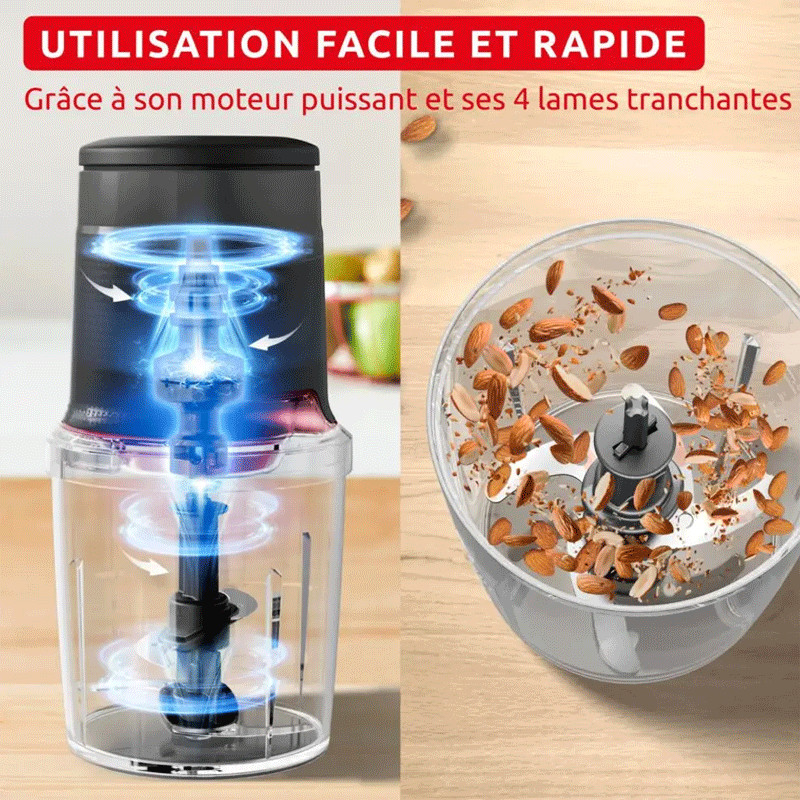 Hachoir Electrique Moulinex Easy Press AT740HF1 600W Gris en Tunisie