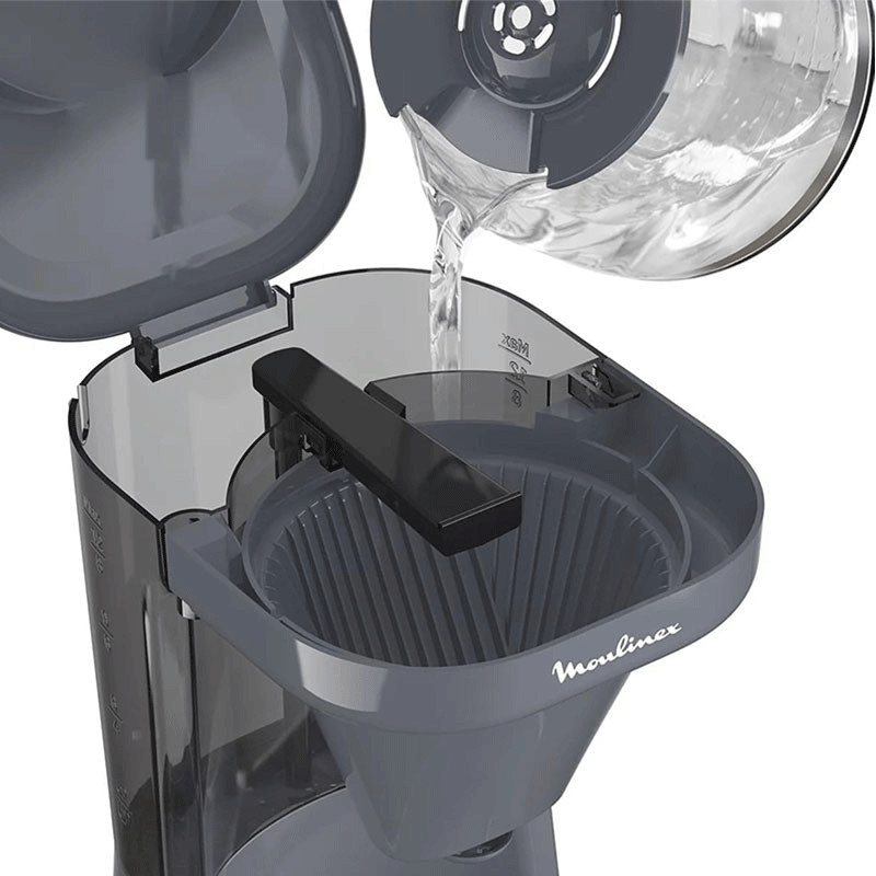 Cafetière Électrique Moulinex Plaino FG1M1BE0 1000W 1.1Litre Noir en Tunisie en Tunisie