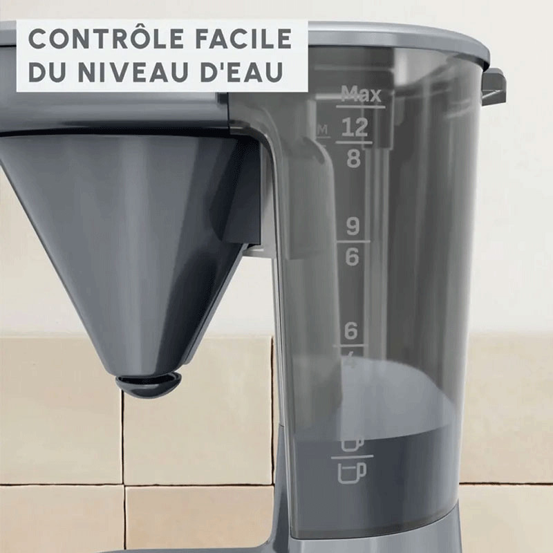 Cafetière Électrique Moulinex Plaino FG1M1BE0 1000W 1.1Litre Noir en Tunisie en Tunisie