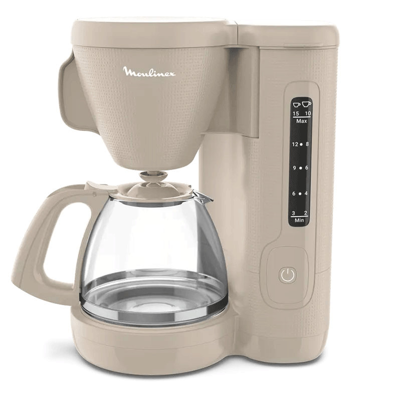 Cafetière Électrique Moulinex Morning FG2MOB10 1000W 1.25Litre Gris Chaud en Tunisie