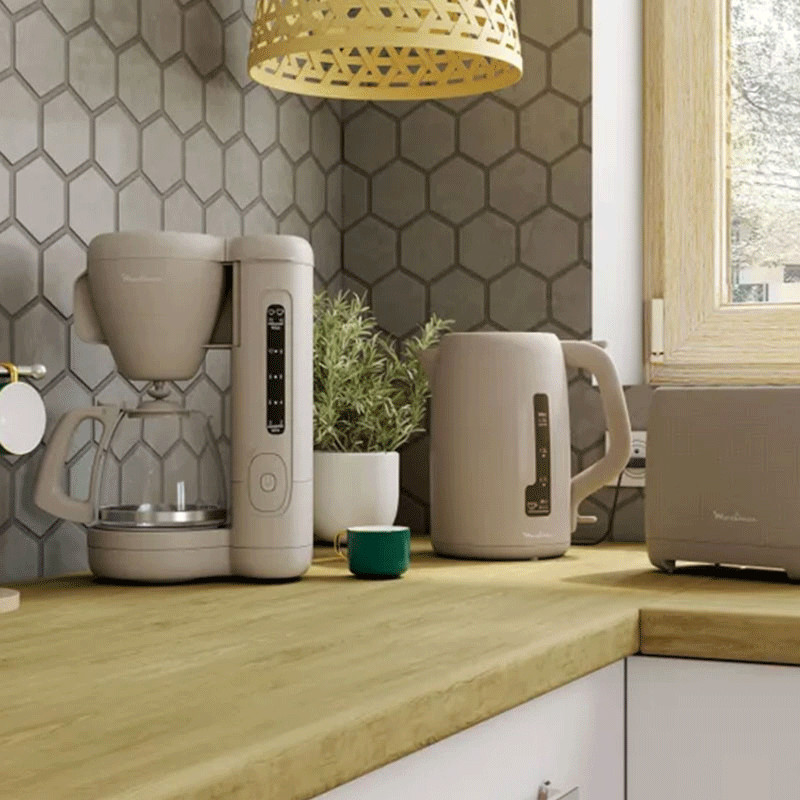 Cafetière Électrique Moulinex Morning FG2MOB10 1000W 1.25Litre Gris Chaud en Tunisie
