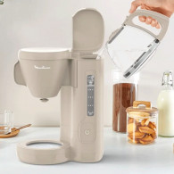 Cafetière Électrique Moulinex Morning FG2MOB10 1000W 1.25Litre Gris Chaud en Tunisie