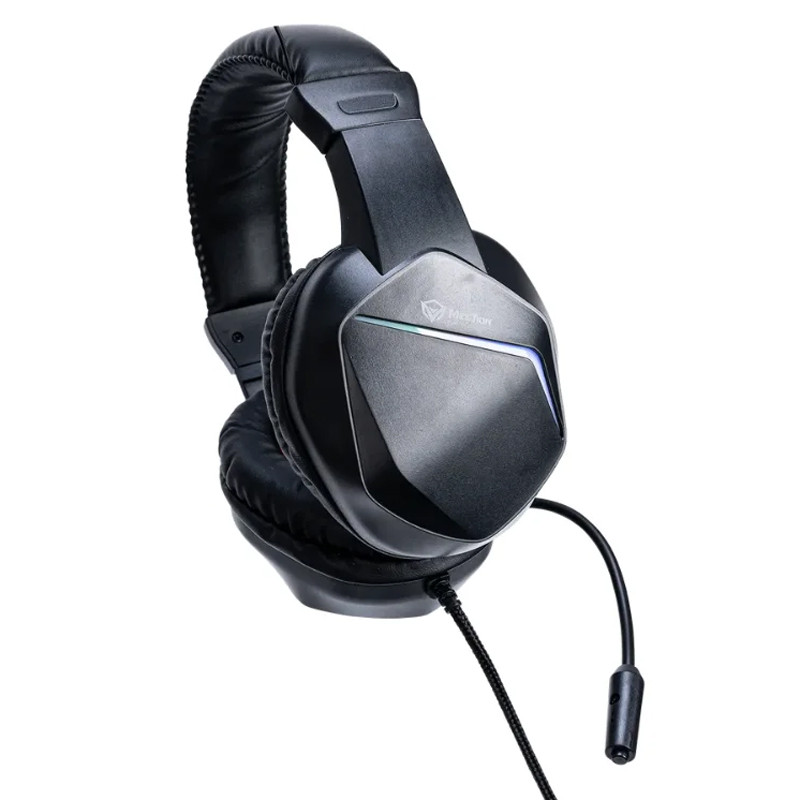 Micro Casque Gaming Meetion HP099 RGB Noir En Tunisie