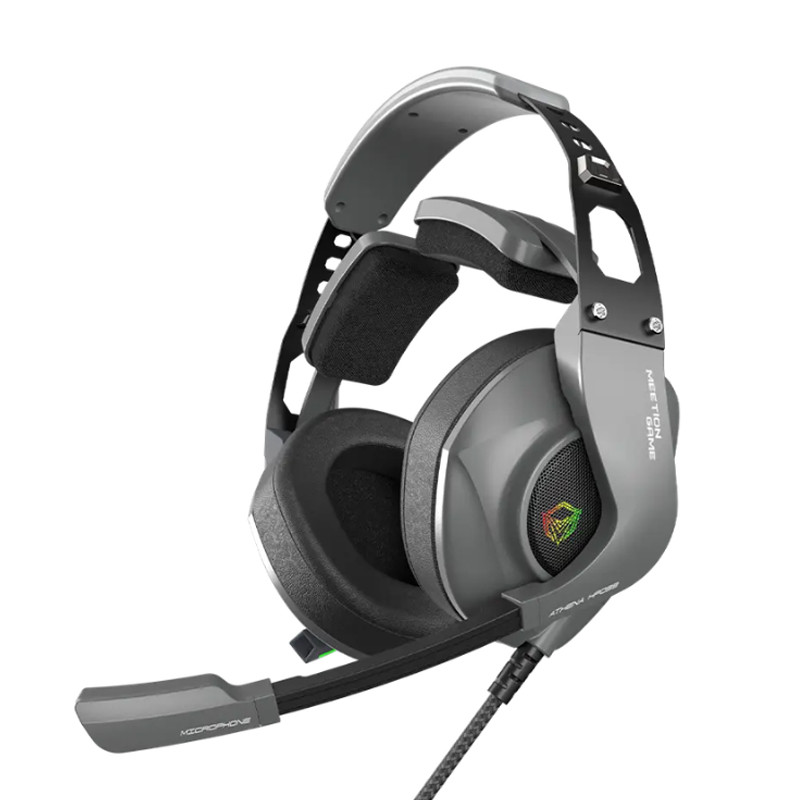 Micro Casque Gaming Meetion HP099 RGB Noir En Tunisie