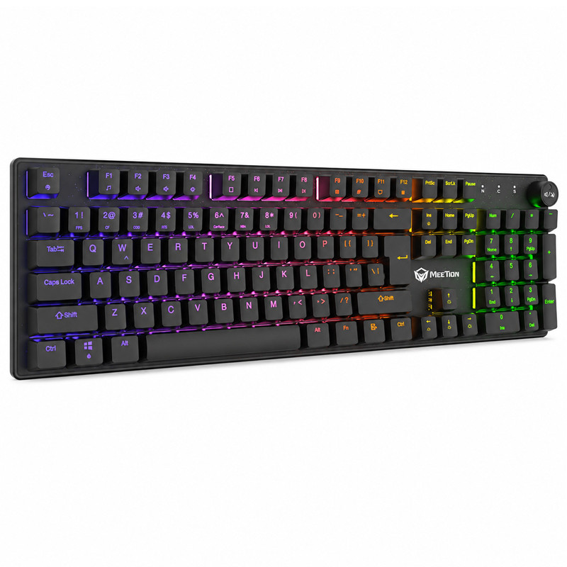 Clavier Gamer Meetion MK009 Red Switch Noir en Tunisie