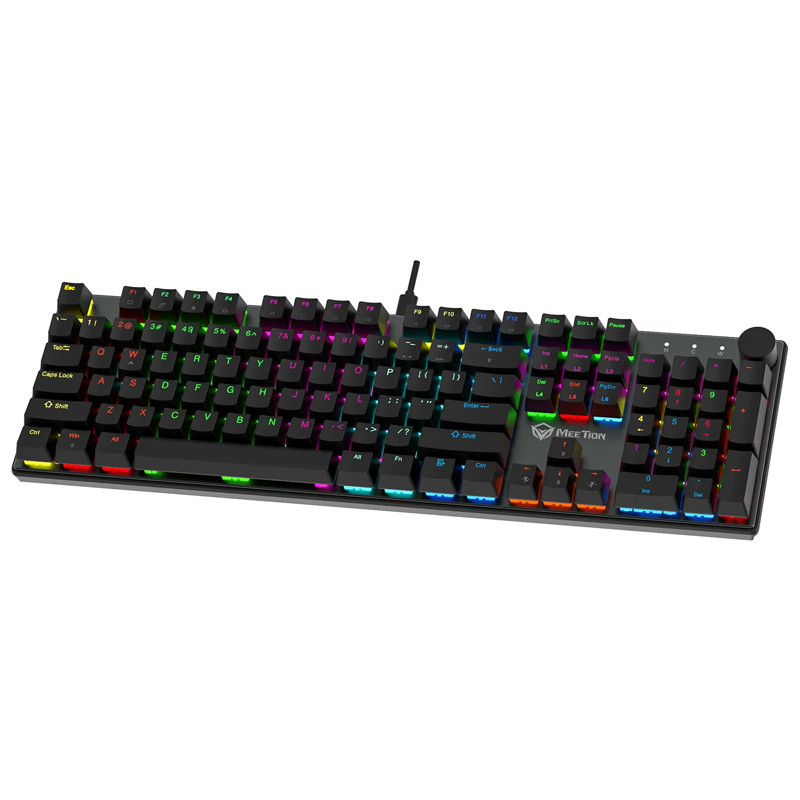 Clavier Gamer Meetion MK009 Pro Red Switch Noir en Tunisie