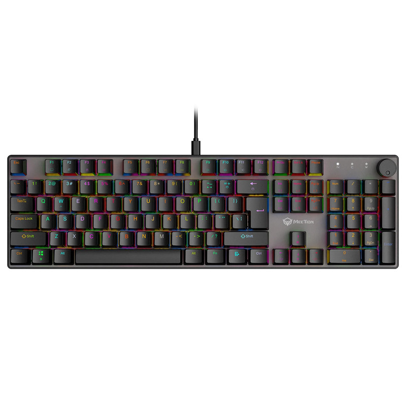 Clavier Gamer Meetion MK009 Pro Red Switch Noir en Tunisie
