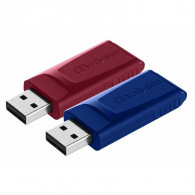Flash Disque Verbatim 32Go USB 2.0 Rouge & Bleu En Tunisie