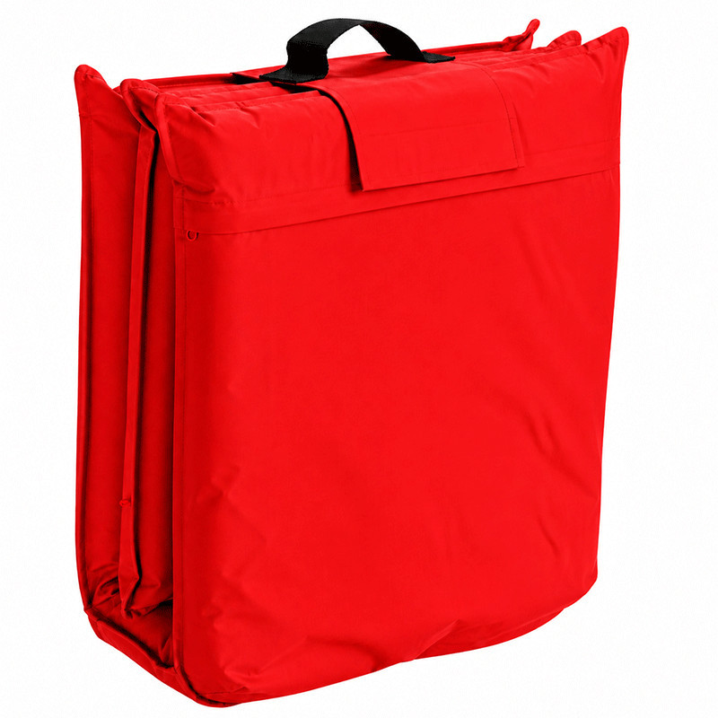 Pack Matelas Pliable Avec Support + Tabouret Rouge en Tunisie