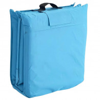 Pack Matelas Pliable Avec Support + Tabouret Bleu en Tunisie