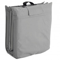 Pack Matelas Pliable Avec Support + Tabouret Gris en Tunisie