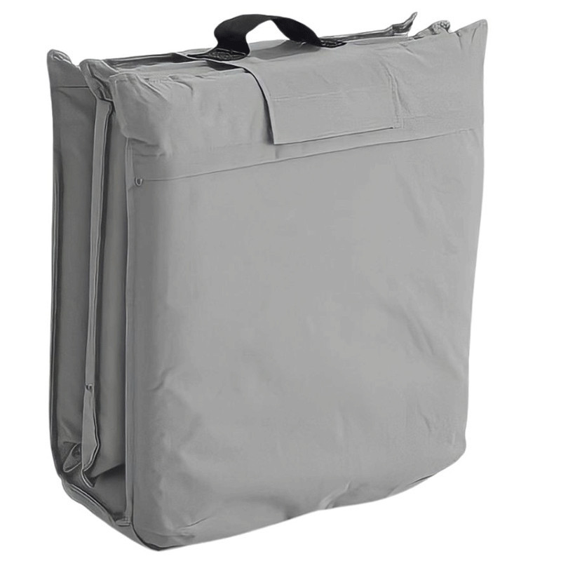Pack Matelas Pliable Avec Support + Tabouret Gris en Tunisie