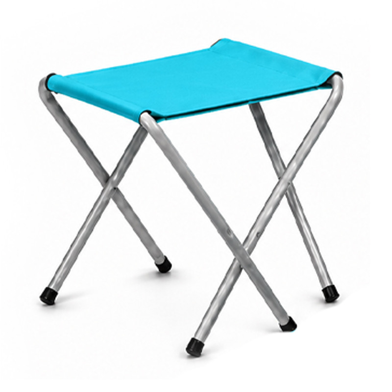 Pack Matelas Pliable Avec Support + Tabouret Bleu en Tunisie
