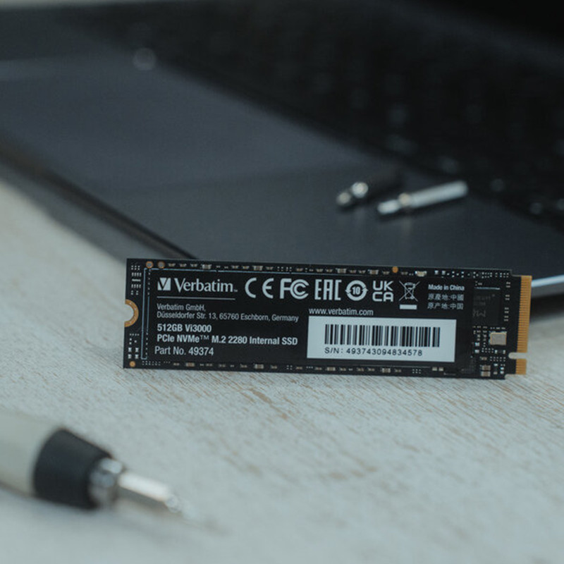 Disque Dur Interne SSD Verbatim Vi3000 512Go NVMe M.2 2280 En Tunisie