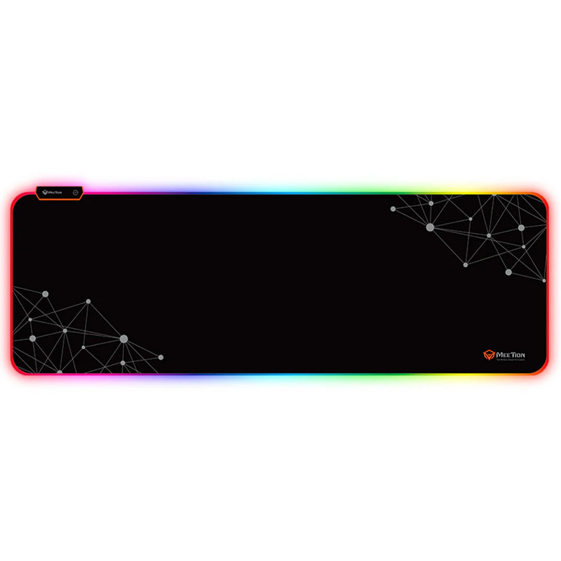 Tapis Souris Gamer Meetion PD121 XXL RGB Noir en Tunisie