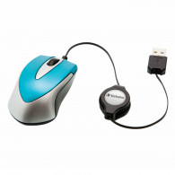 Mini Souris Filaire Verbatim 49022 Bleu En Tunisie