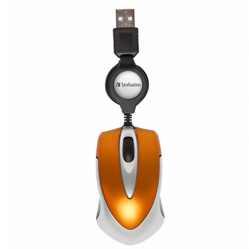 Mini Souris Filaire Verbatim 49023 Orange En Tunisie