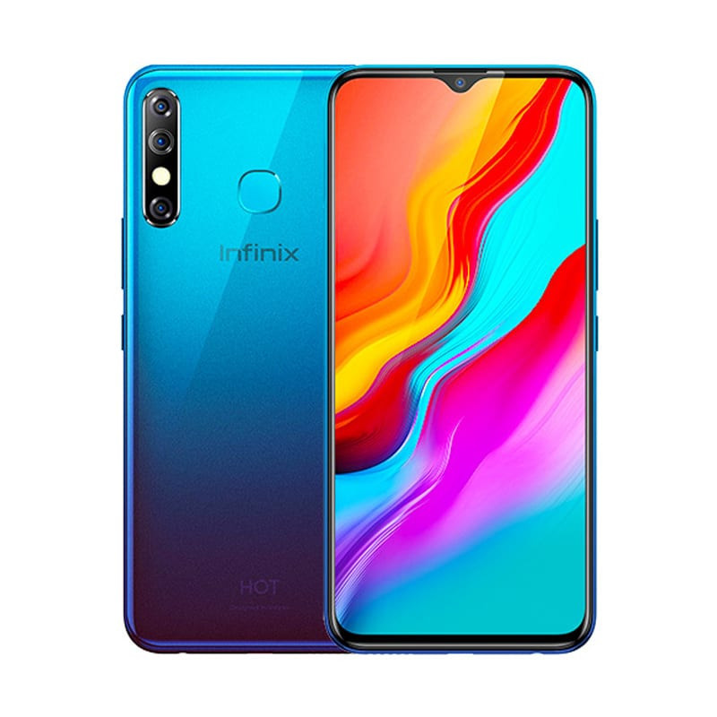 Téléphone Portable INFINIX Hot 8 64Go / 4Go / 4G / Double SIM - Bleu Téléphone Portable INFINIX Hot 8 64Go / 4Go / 4G / Double SIM - Bleu