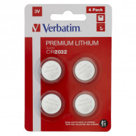 4 x Piles Verbatim CR2032 235 mAh en Tunisie