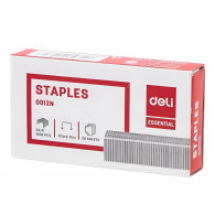 Paquet De 1000 Agrafes Deli E0012N N°24/6 Gris en Tunisie