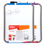 Ardoise Scolaire Magnétique Deli E39154 + Stylo + Chiffon Blanc en Tunisie