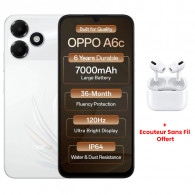 Smartphone Oppo A6c 4Go 128Go Blanc
