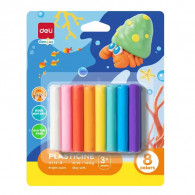Pâte a Modeler Deli EH712-8 8 Couleurs 100G En Tunisie
