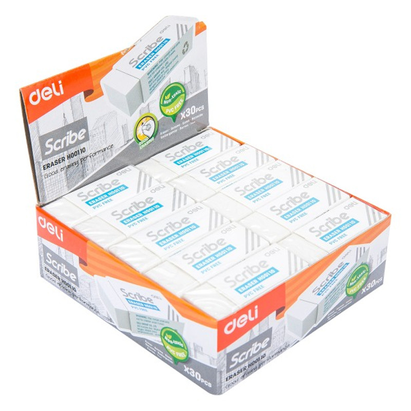 Gomme Scolaire Deli EH00110 Blanc En Tunisie