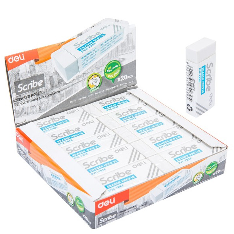 Gomme Scolaire Deli EH00210 Blanc En Tunisie