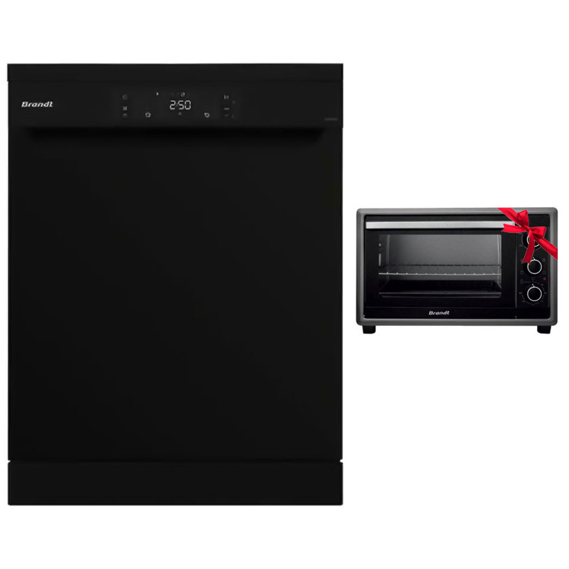 Lave Vaisselle Brandt DFH167TB 16 Couverts Noir en Tunisie