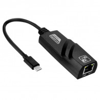 Adaptateur Réseau Type-C Vers RJ45 Noir en Tunisie