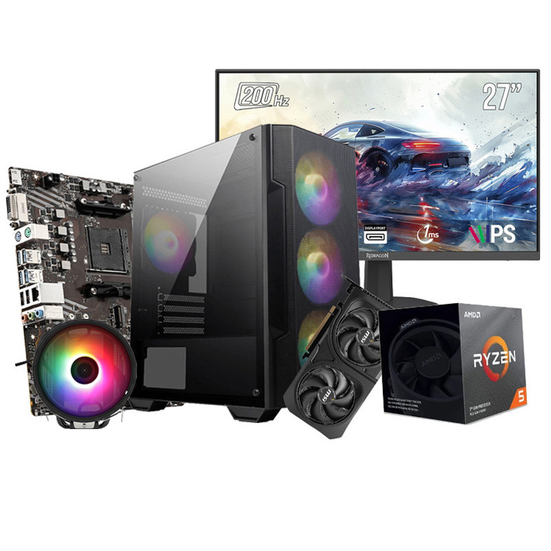 Pc Gamer Apex R511 27" Ryzen 5 3500X 16Go 512Go SSD RTX 5060Ti 16Go en Tunisie