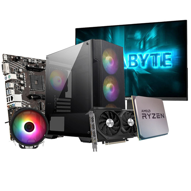 Pc Gamer Apex R513 24" Ryzen 5 5500 16Go 512Go SSD RTX 4060 8Go en Tunisie