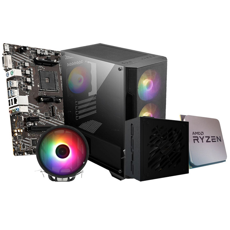 Pc Gamer Apex R517 Ryzen 5 5500 16Go 512Go SSD Radeon RX 7600 8Go en Tunisie