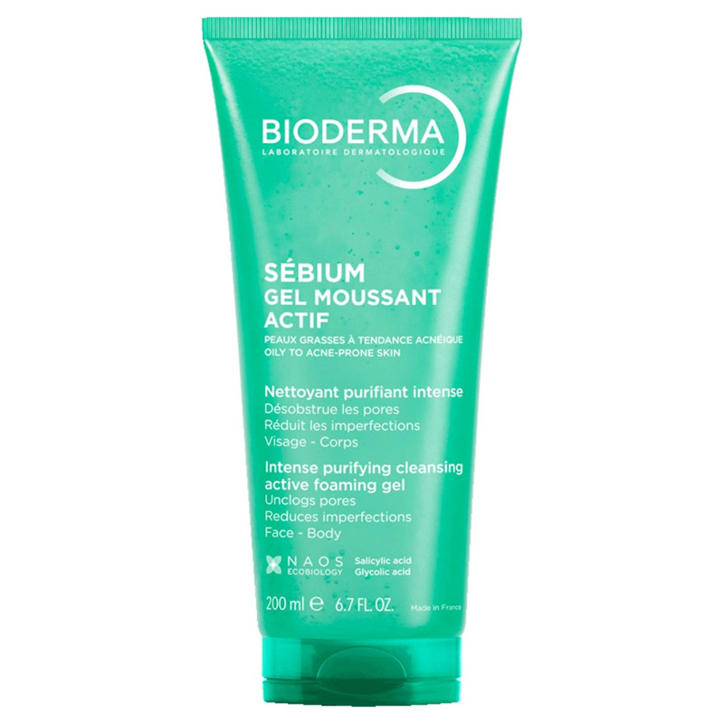 Bioderma Gel Moussant Actif Sébium 200 ML en Tunisie