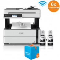 Imprimante Multifonction Monochrome à Réservoirs D’encre Epson EcoTank M3170 Blanc