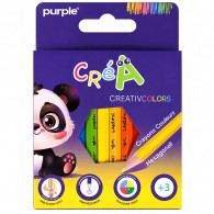 12 Crayons de Couleur Purple 12/9 Hexagonales Créa Créativ en Tunisie