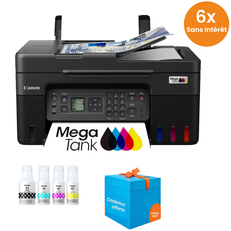 Imprimante Canon Multifonction 4en1Pixma G4470 Couleur Réservoir Intégré Wifi Noir en Tunisie