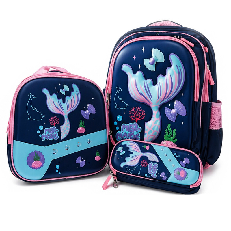 Sac à Dos Scolaire Avec Trousse & Sac Gouter S1133 en Tunisie