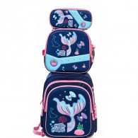 Sac à Dos Scolaire Avec Trousse & Sac Gouter S1133 en Tunisie