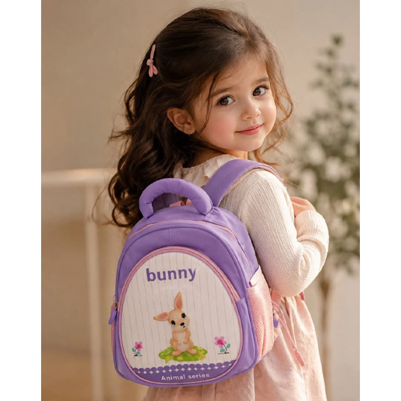 Sac à Dos Scolaire Bunny  S1102 Violet en Tunisie