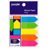 Stick Notes Fléche Purple 125 Feuilles Assorties en Tunisie