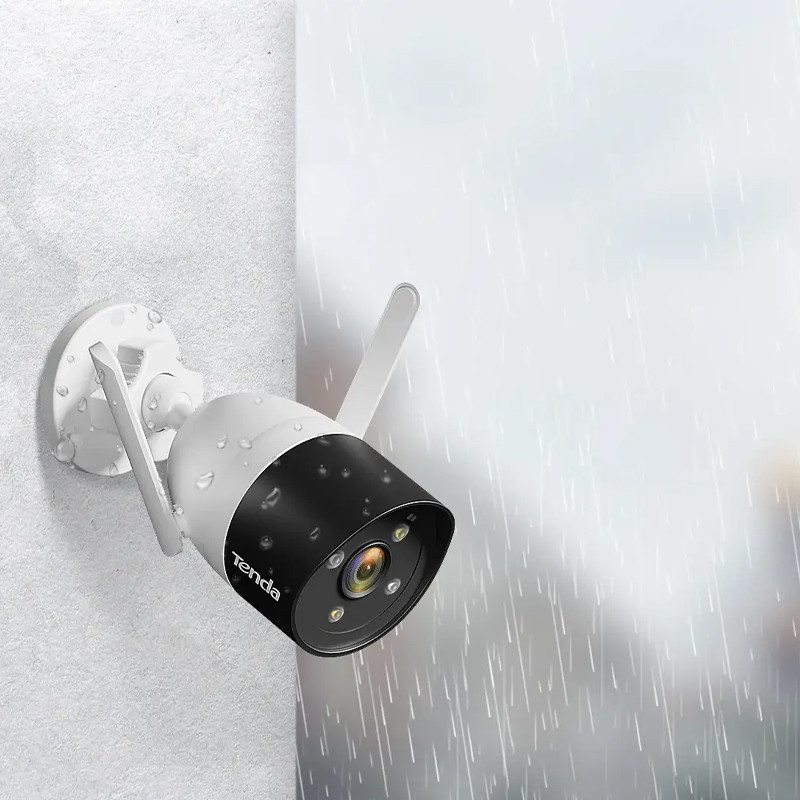 Caméra De Surveillance Extérieur Tenda CT3 2MP Blanc en Tunisie