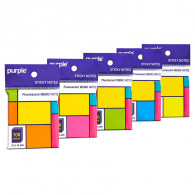 Stick Notes Purple Memo Note Fluorescent 100 Feuilles Assorties en Tunisie